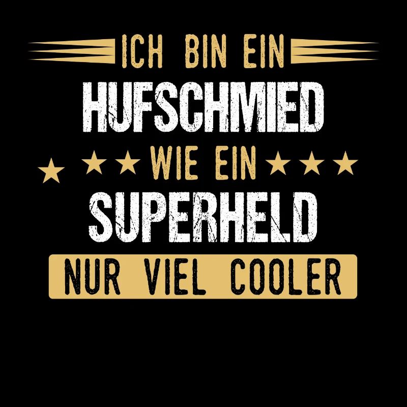 Hufschmied Hufe Schmied Tierhufen Hufeisen Spruch