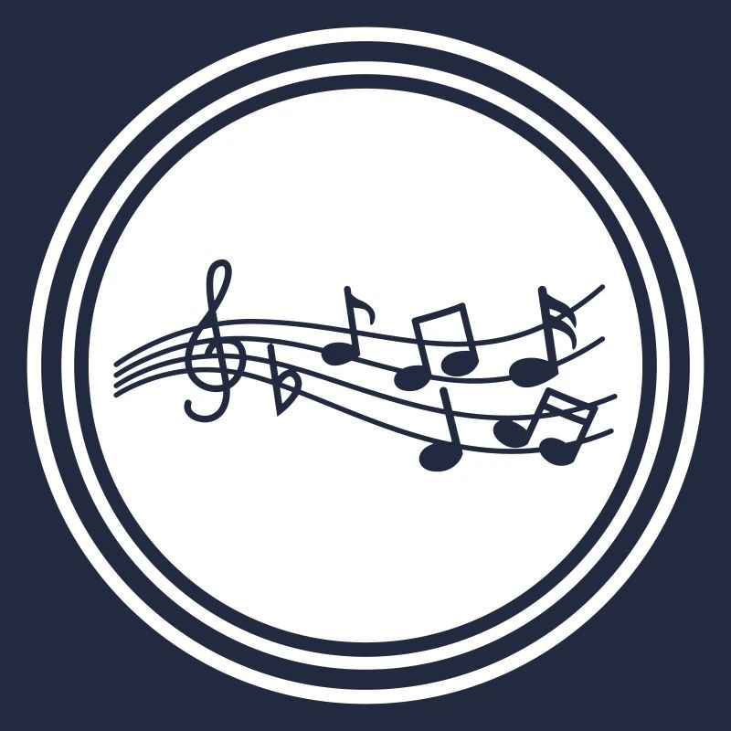 Panneau des notes de musique