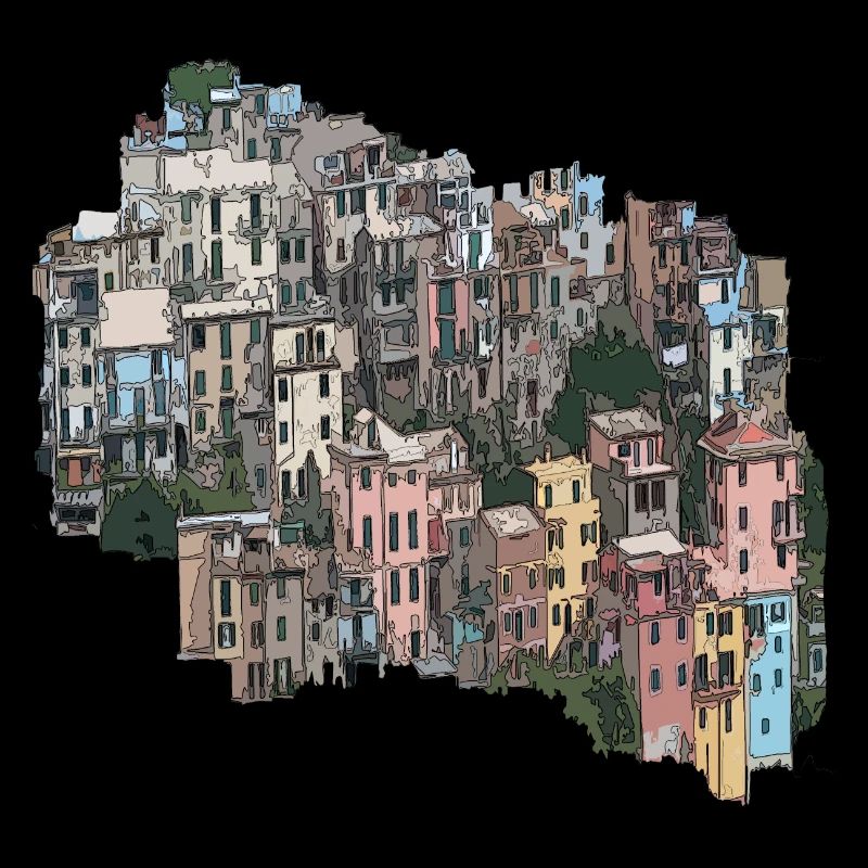 Mediterranes Dorf