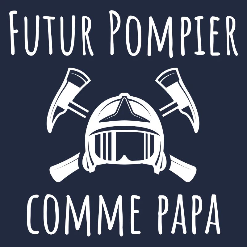 Tshirt Pompier Garçon Futur pompier