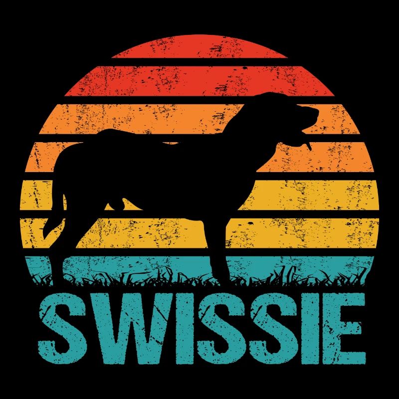 Großer Schweizer Berner Sennenhund Vintage