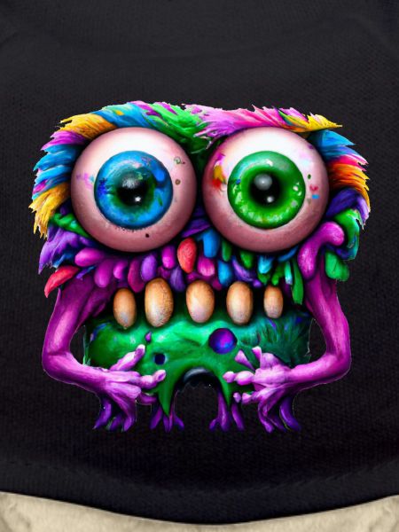 Funny alien monster