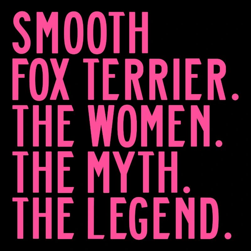 Smooth Fox Terrier Fox Terrier Maman Mama Maîtresse