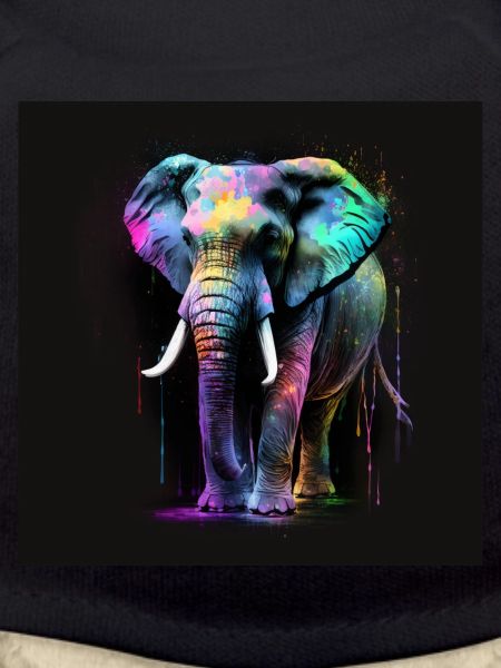 BEAUTIFUL ELEPHANT WITH REFLECTION