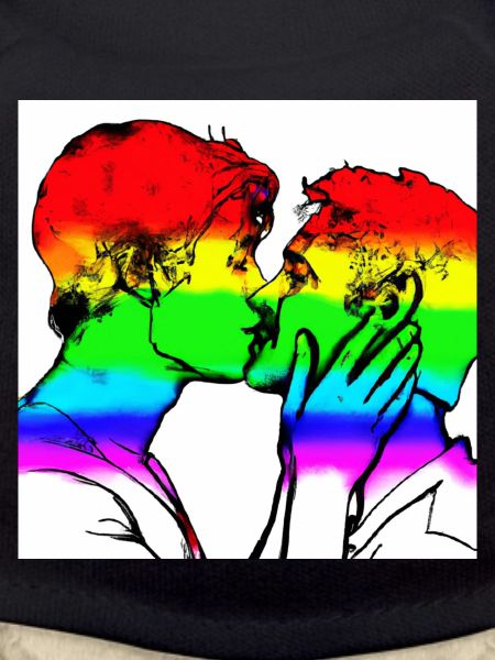 Kissing men