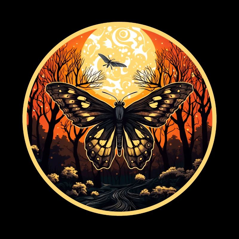 Insecte papillon papillon de nuit la nuit