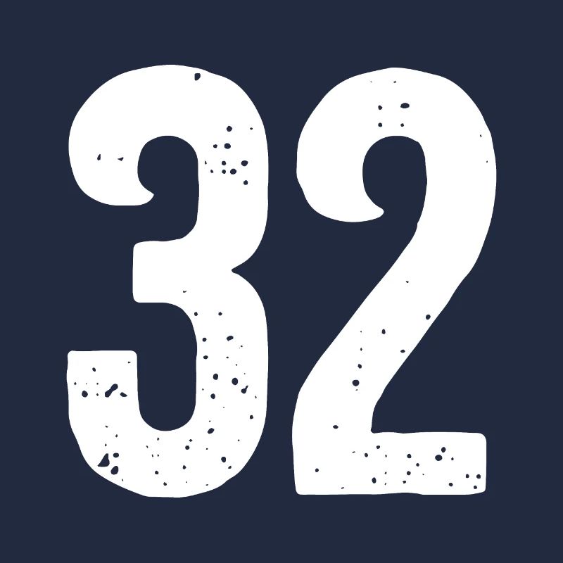 32 Numéros Blanc