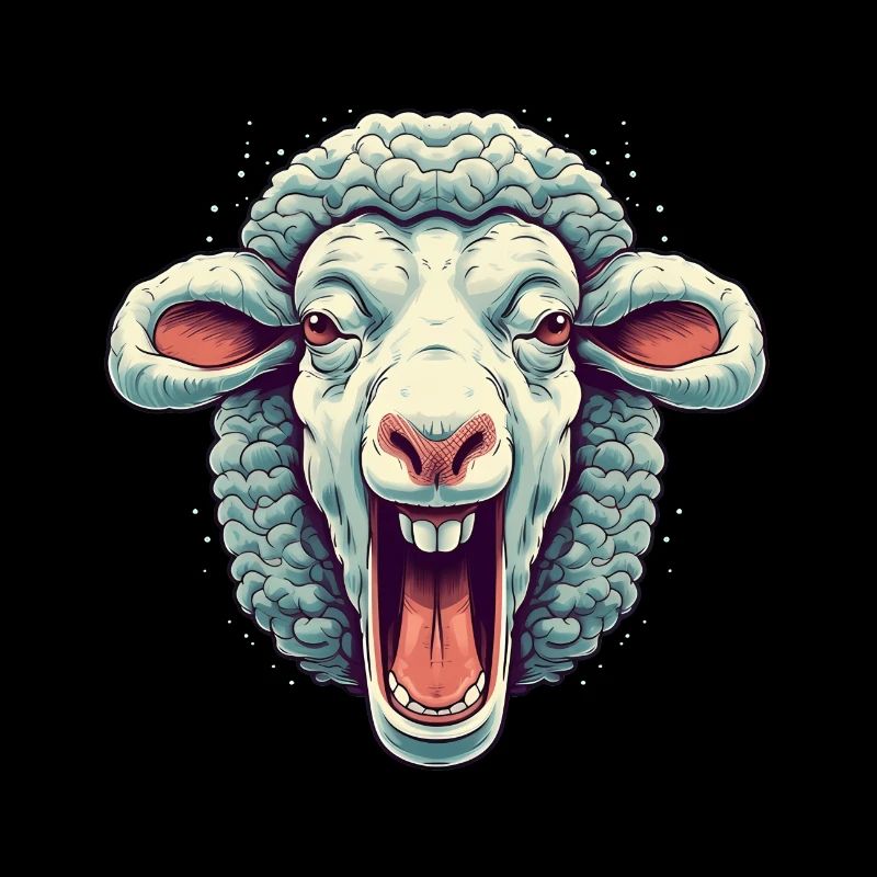 Sheep Creepy Halloween