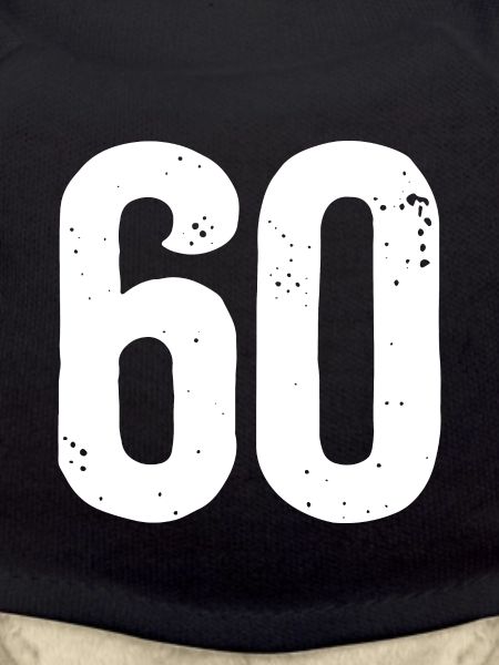 60 Zahlen Weiß