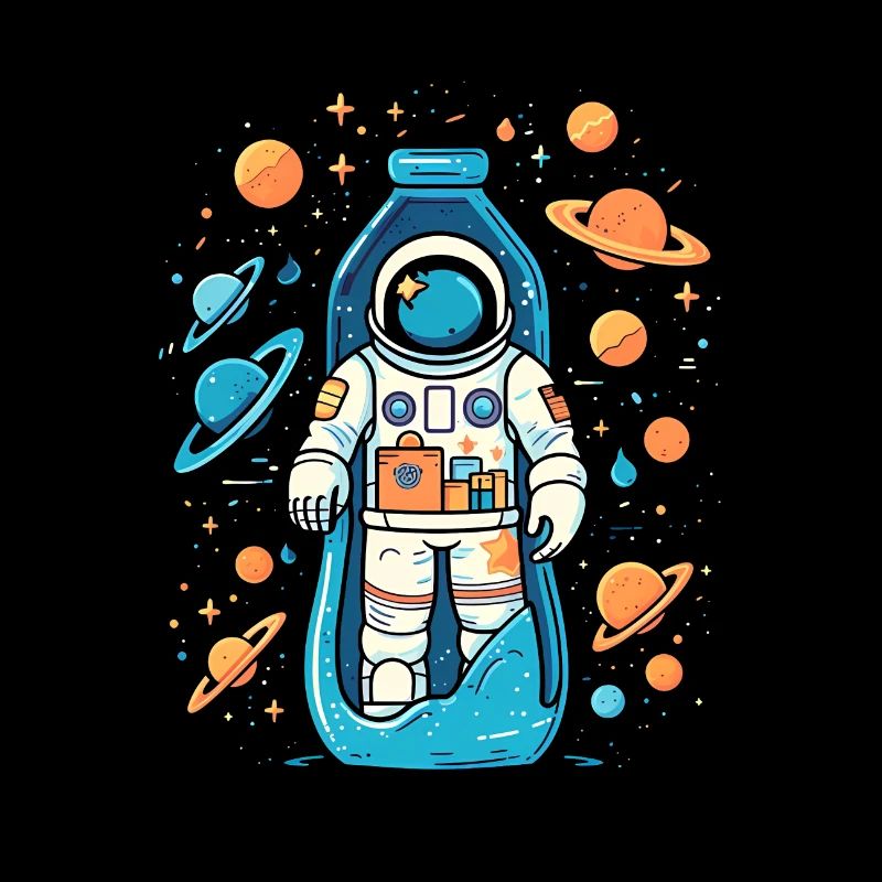 Astronaut Milky Way