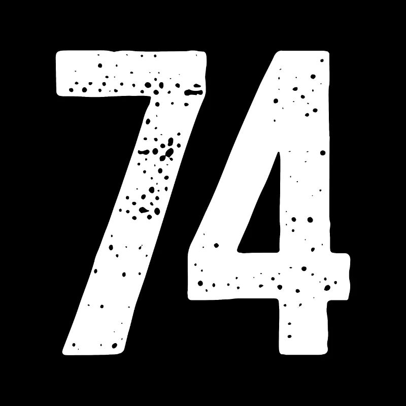 74 Zahlen Weiß