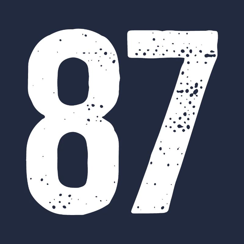 87 Numéros Blanc