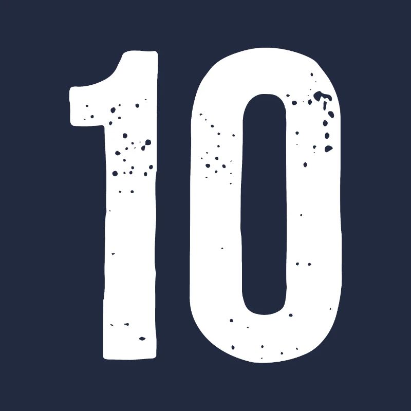 10 Numéros Blanc
