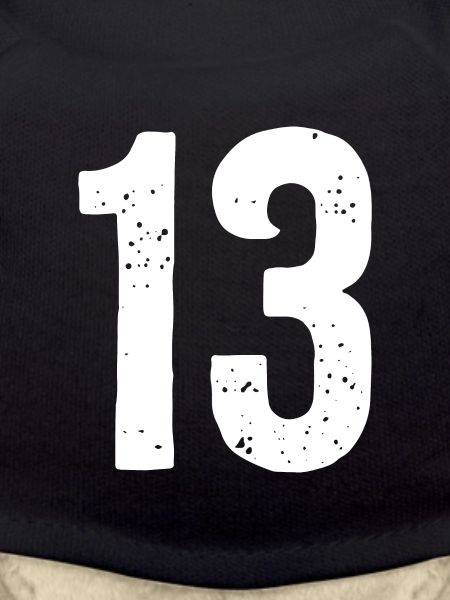 13 Zahlen Weiß