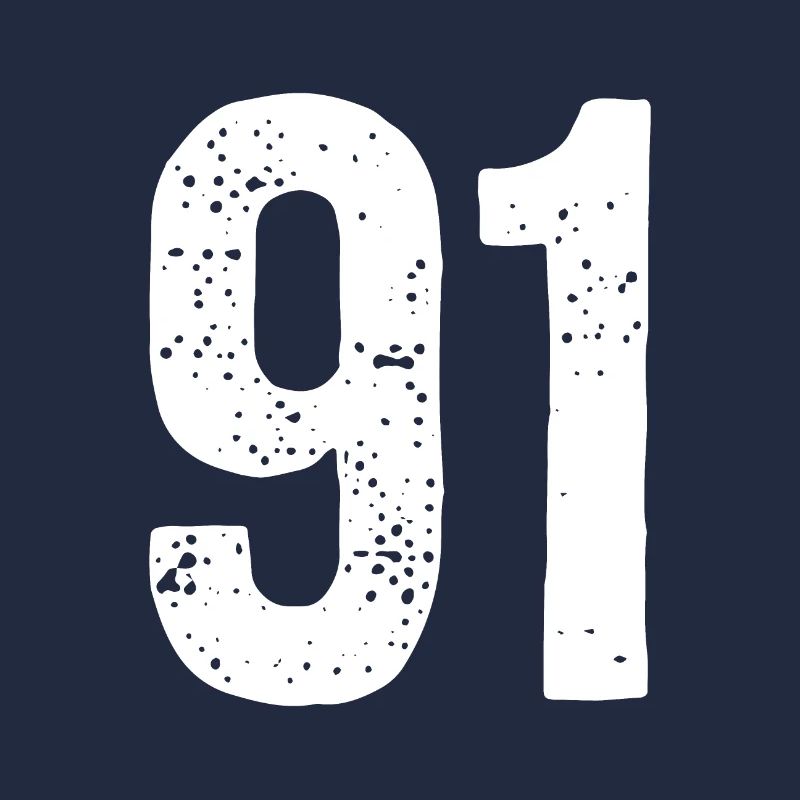 91 Numéros Blanc