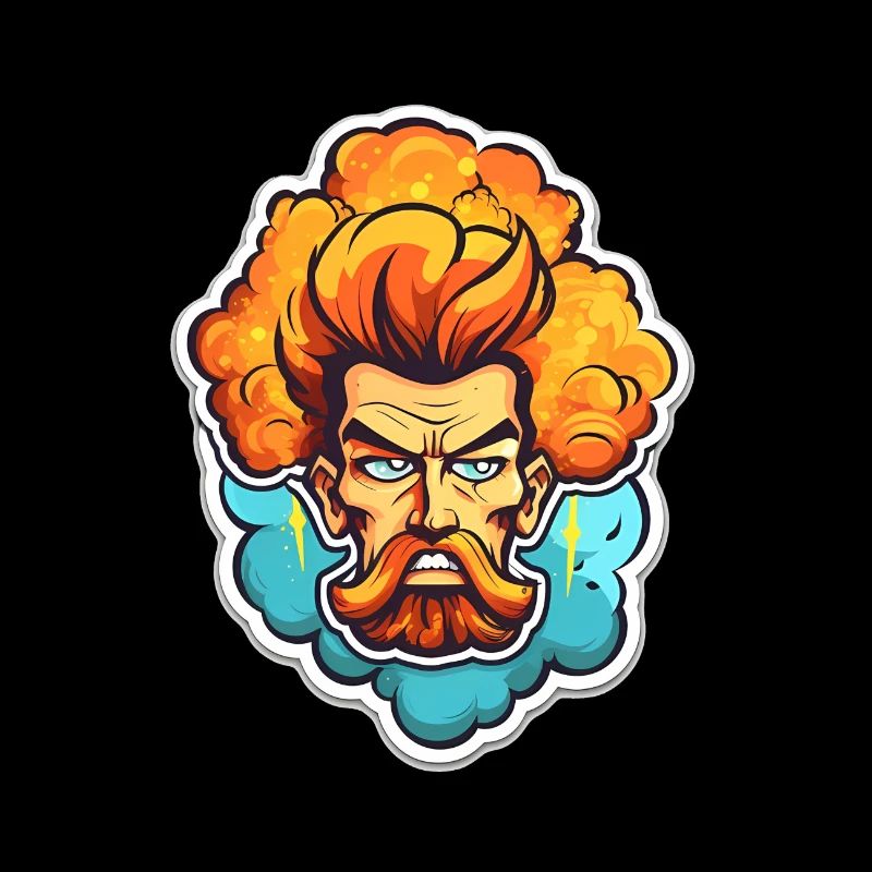 Barbe Coiffure Icône