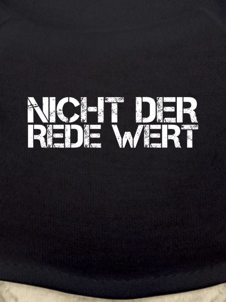 dazu schweige ich