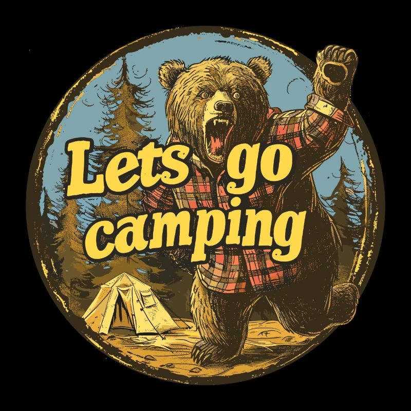 Lets Go Camping Bär