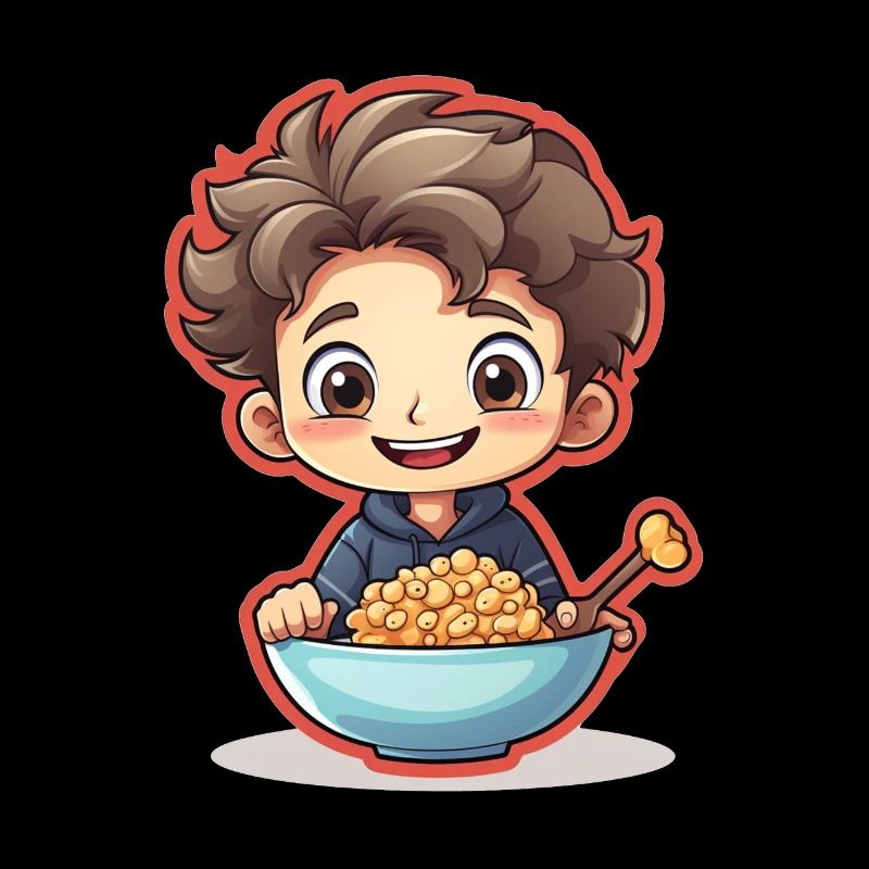 Cereal Killer Funny Muesli Motif