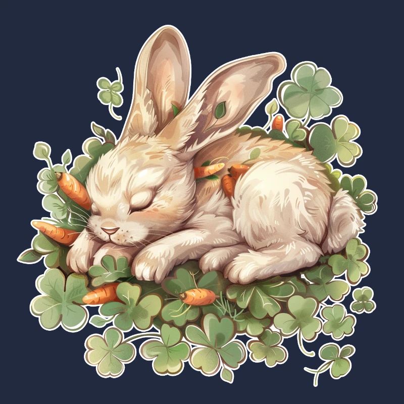 Schlafender Hase Ostern