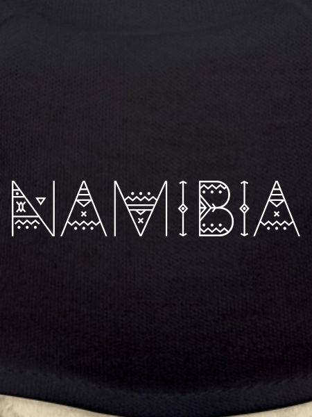 Namibia lettering