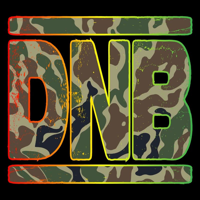 DNB Camo Rouge Jaune Vert Junglist Original