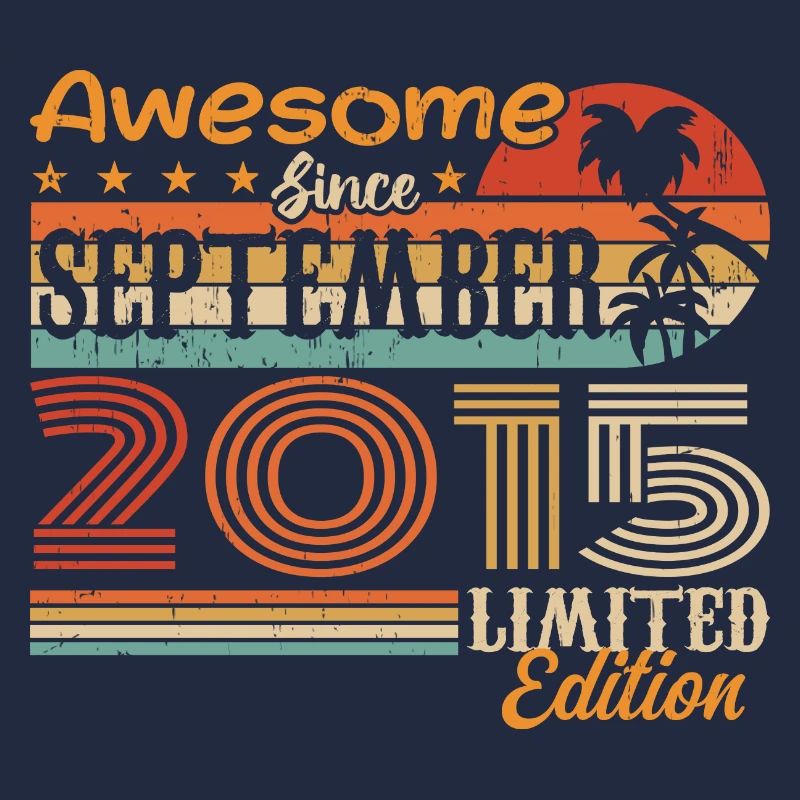 2015 September Vintage Geburtstagsgeschenk 2015