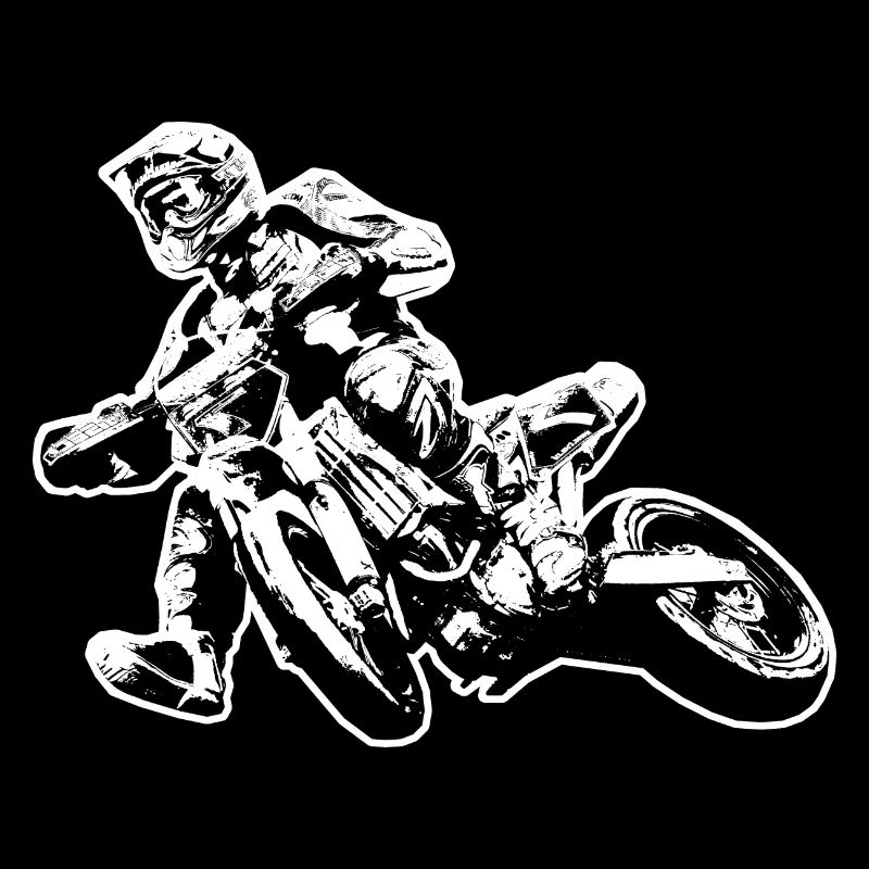 Supermoto motorcycle race