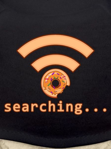 Searching Wifi Donuts Wlan Internet