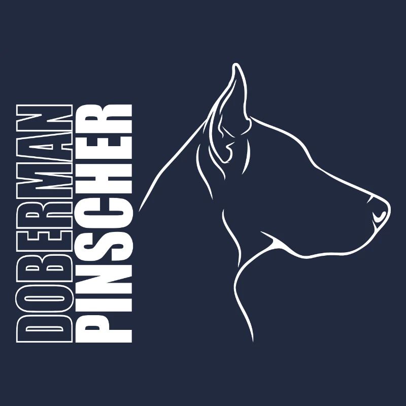 Doberman Pinscher Profil Hunde Hund Wilsigns