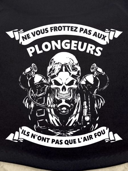 Plongeur a l'air fou