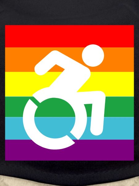 Behinderte, Schwule, Rollstuhl, Pride, LGBTQ #
