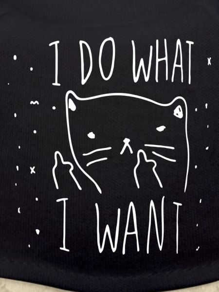Whimsical Cat Motivational Illustration