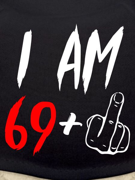 70th birthday middle finger