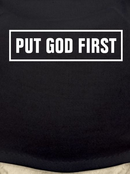 PUT GOD FIRST - Christian