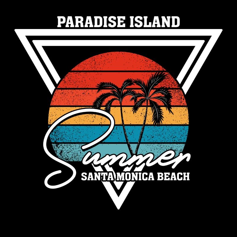 Paradise Island Summer Santa Monica Beach