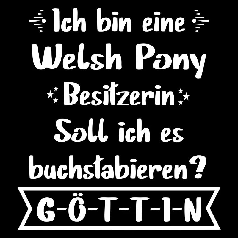 Welsh Pony Pferd Tshirt - Welsh Pony Shirt