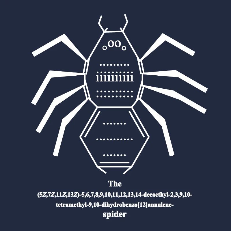 Spider - Nomenclature IUPAC - Chimie Nerd - blanc