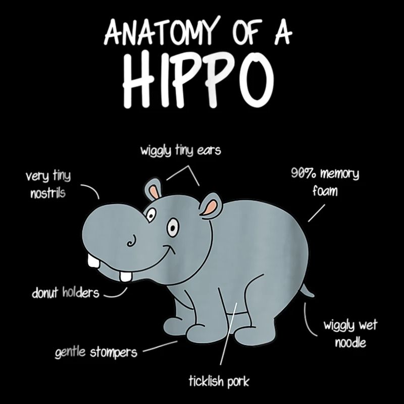 Hippo, Hippo Funny T-shirt Gift