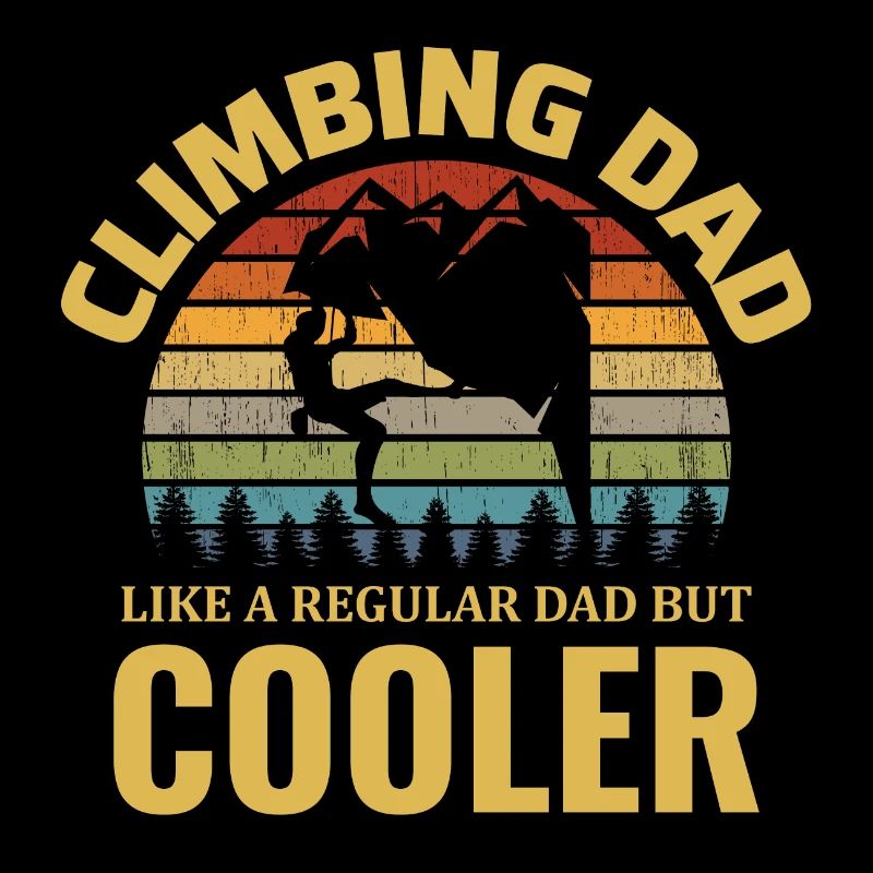 Escalade de bloc Grimpeur Papa Père Papa