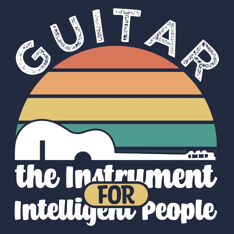 Gitarre retro Spruch