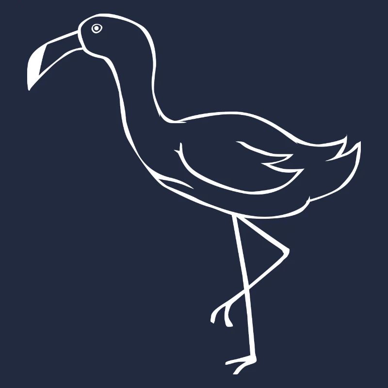 Dessin de silhouette d'oiseau mignon en forme de