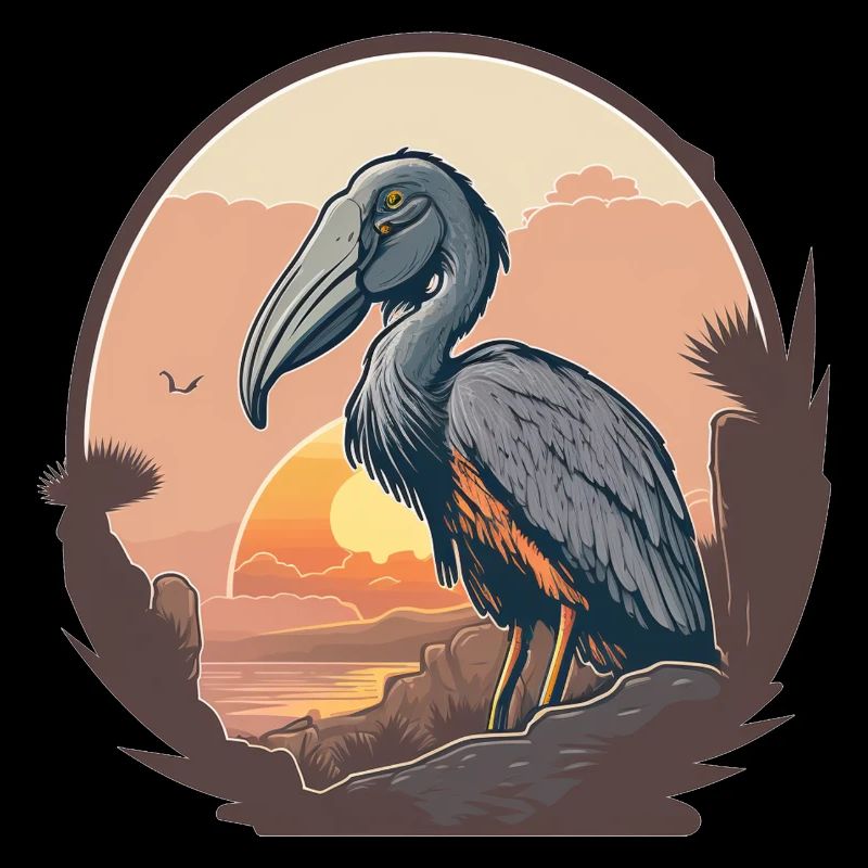 Shoebill retro
