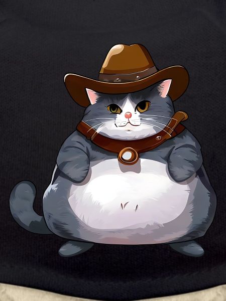 Fat Cowboy Cat