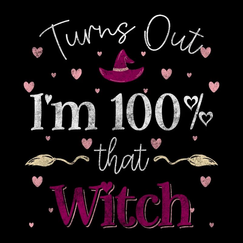 Hexerei Besen Halloween Spruch
