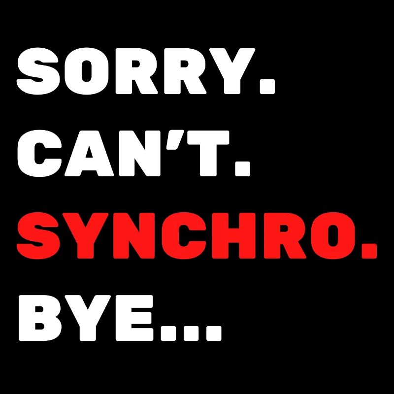 Pardon. Ne. Synchro. Au revoir.