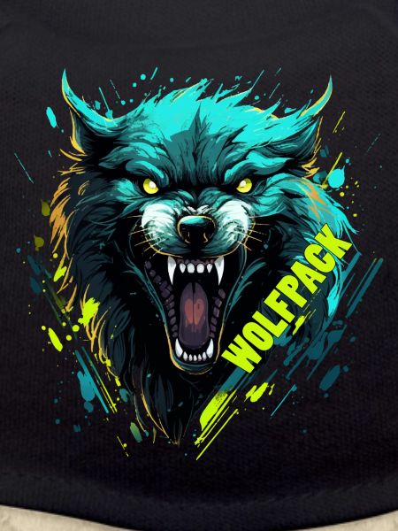 Neonwolf-Wolfsmaske
