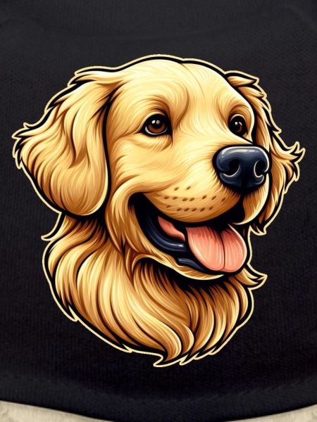 Golden Retriever Dog Head