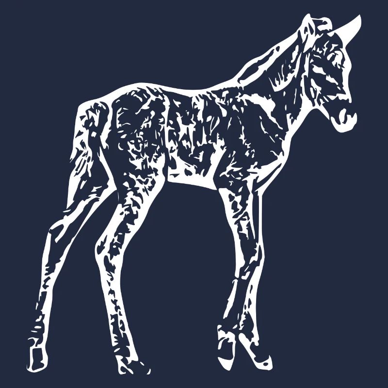 Cheval Blanc, Poulain
