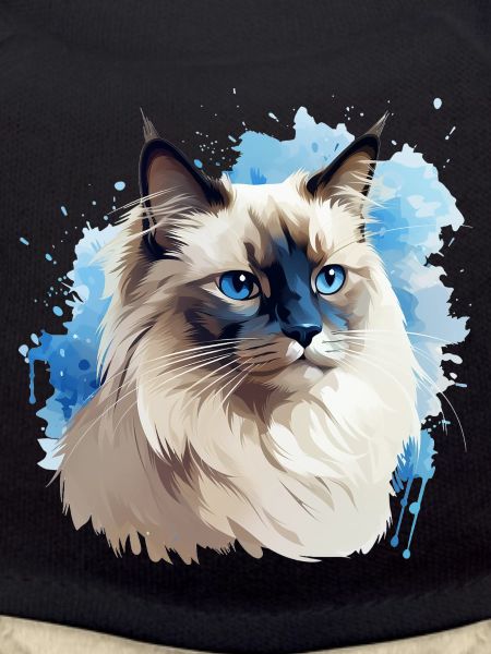 Cat Head Sacred Birman